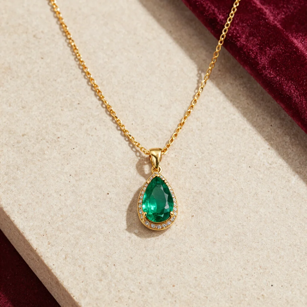 Kavya Emerald Pendant